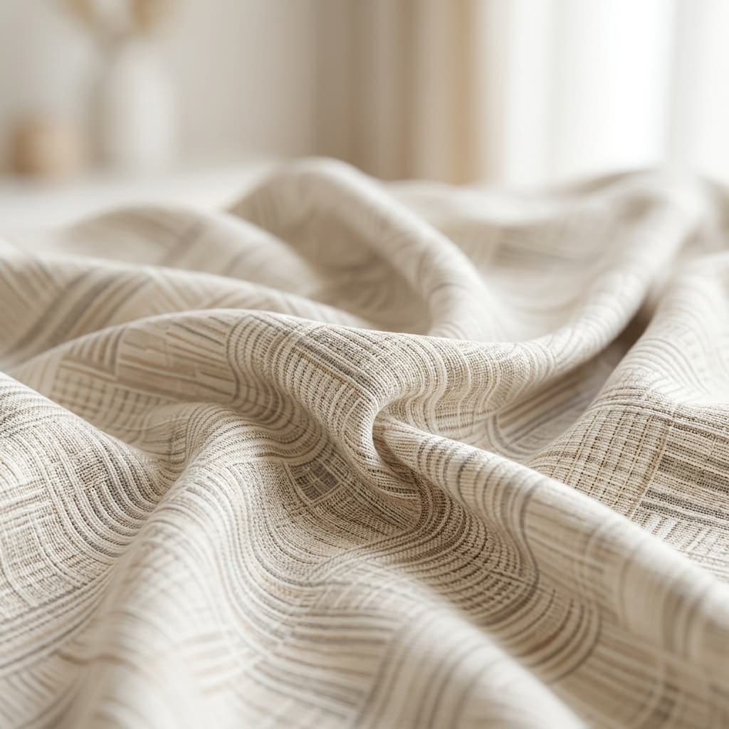 Premium abstract interior textiles